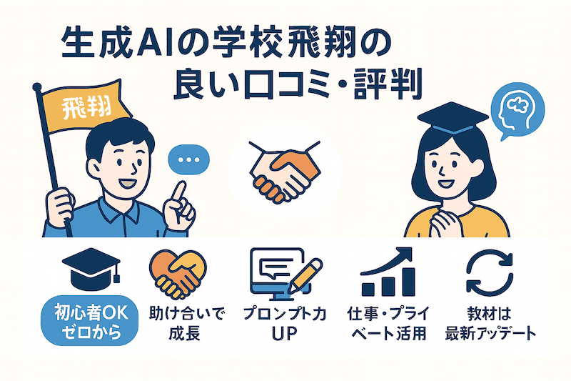 生成AIの学校「飛翔」良い口コミ